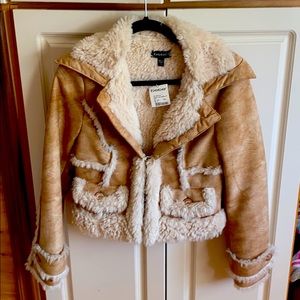 Bebe Tan suede jacket